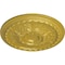 Ekena Millwork Stockport Ceiling Medallion (Fits Canopies up to 6 1/4"), Hand-Painted Rich Gold, 28"OD x 2 3/4"P CM28STRGS - alternate 4